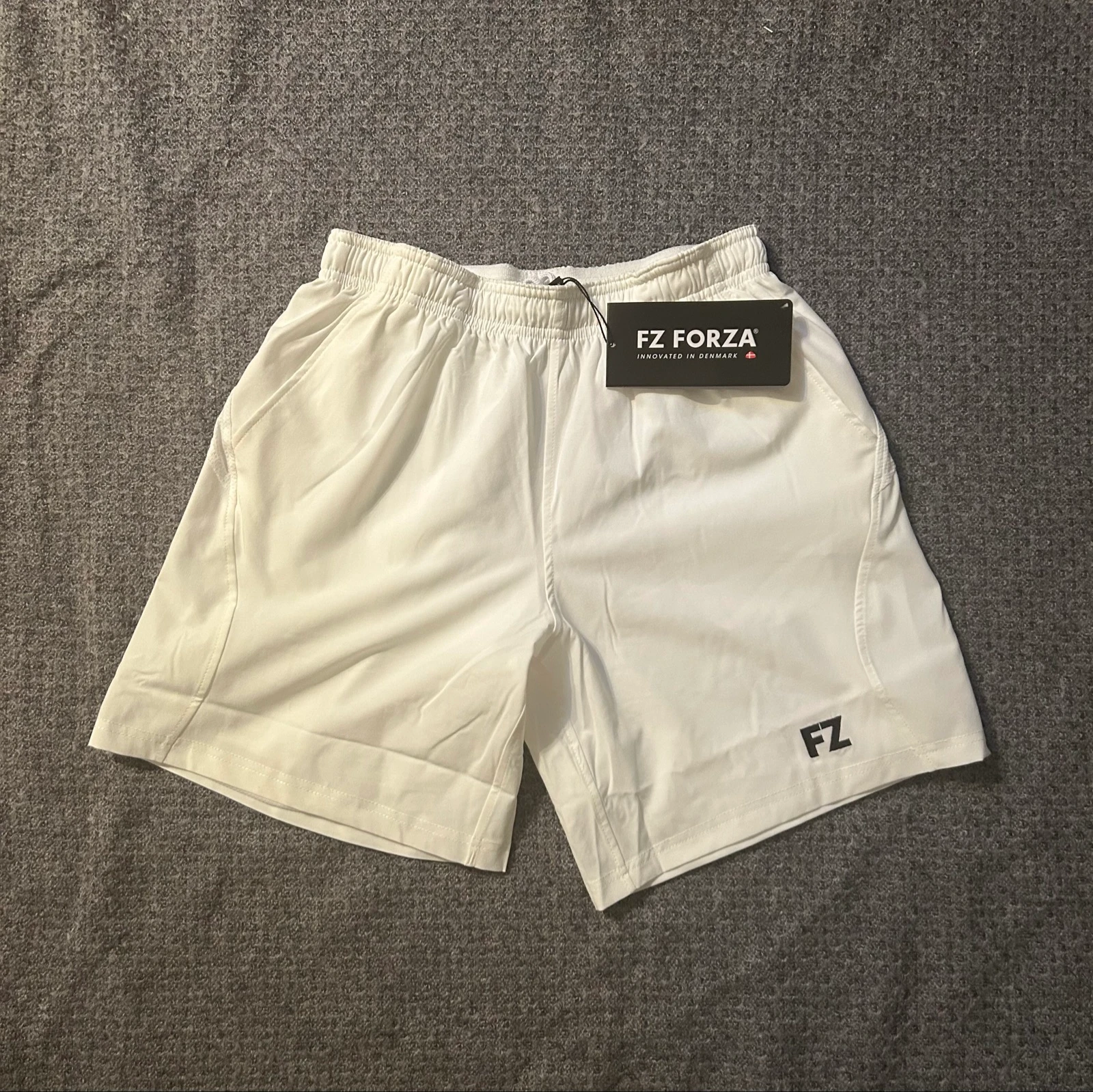 short Fz Forza de badminton blanc taille 12 ans